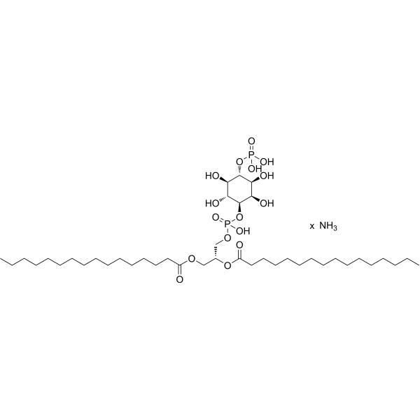 Phosphatidylinositol 4-phosphate, 1,2-dipalmitoyl ammonium 127996-98-9